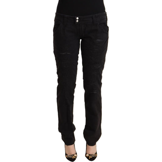 CYCLE Chic Low Waist Black Slim Fit Jeans CYCLE Black