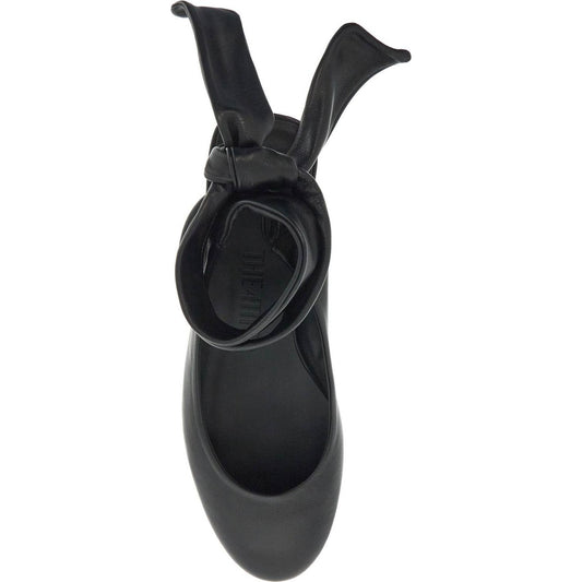 The Attico cloe ballet fl Flat Shoes The Attico Dark Slate Gray