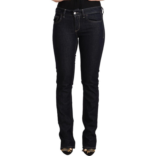 GF Ferre Chic Low Waist Skinny Jeans in Timeless Black GF Ferre Black