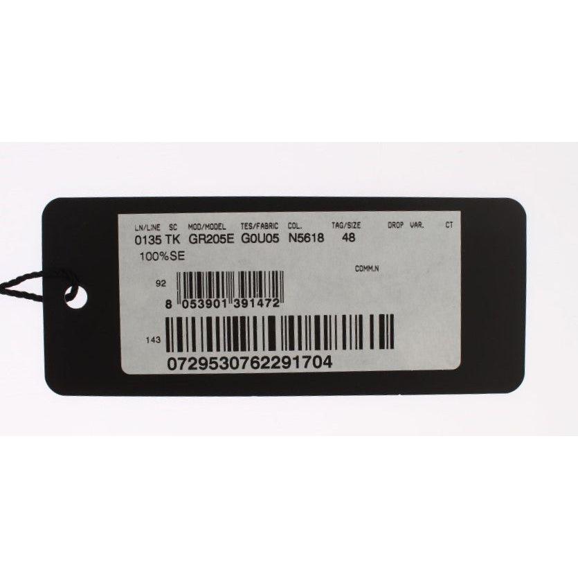 حزام كتف حريري رمادي أنيق من دولتشي آند غابانا