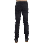 Acht Sleek Gray Slim Fit Men's Premium Denim Acht Dark Slate Gray