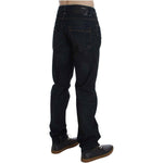 Acht Elegant Straight Fit Dark Blue Jeans Acht Black