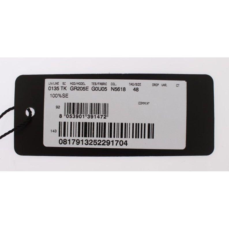 Dolce & Gabbana Silver Wide Belt Silk Cummerbund