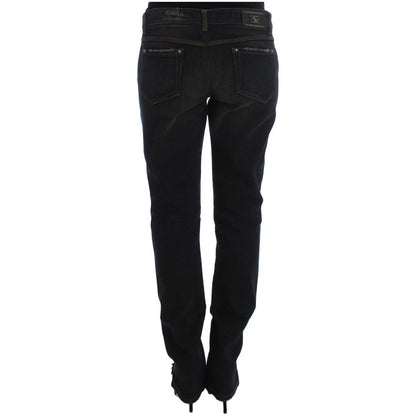 Ermanno Scervino Blue Wash Cotton Boyfriend Jeans