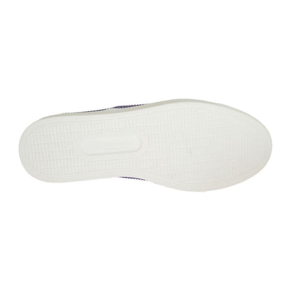 Dolce & Gabbana Purple Strass Canvas Logo Sneakers MAN SNEAKERS