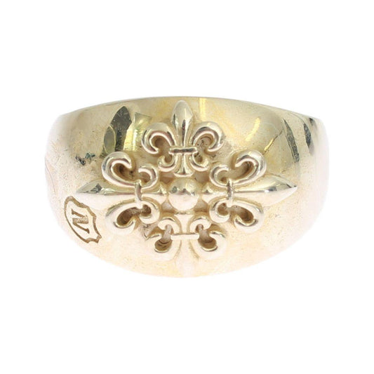 Nialaya Silver Statement Mens Ring Ring Nialaya Wheat