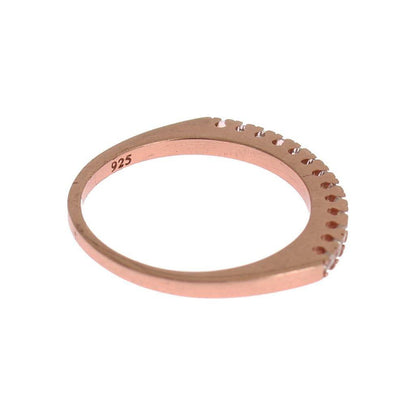 Nialaya Red Gold 925 Silver Ring Ring