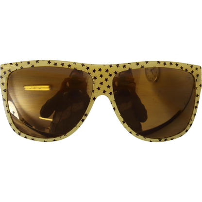 Dolce & Gabbana Yellow Stars Acetate Square Shades DG4125 Sunglasses