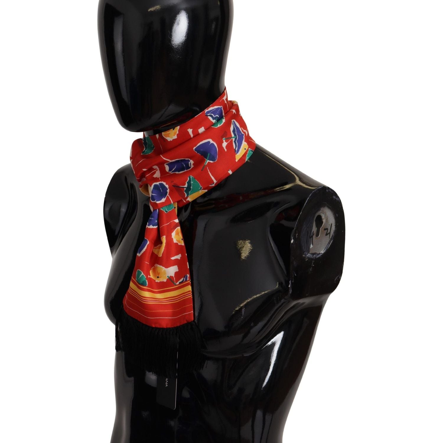 وشاح رجالي أنيق من الحرير متعدد الألوان من دولتشي آند غابانا