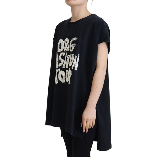 Dolce & Gabbana Elegant Cotton Round Neck Tee with Print Dolce & Gabbana Tan