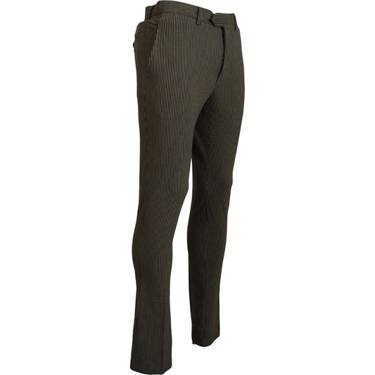 BENCIVENGA Elegant Multicolor Pure Cotton Trousers BENCIVENGA Dark Slate Gray