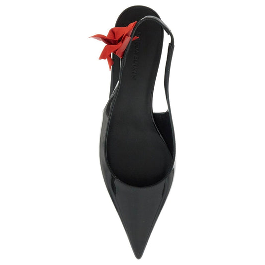 Magda Butrym slingback dã©colletã© Pumps Magda Butrym Dark Slate Gray