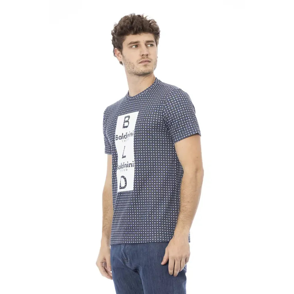 Baldinini Trend Gray Cotton Men T-Shirt