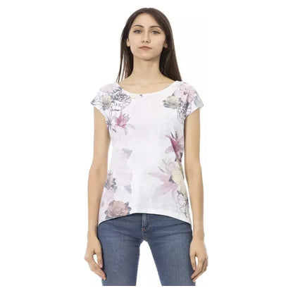 Trussardi Action White Cotton Women T-Shirt