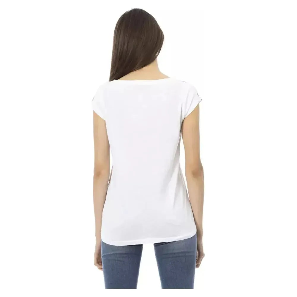 Trussardi Action White Cotton T-Shirt