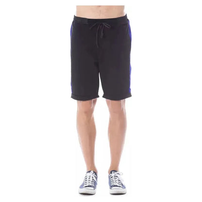 Verri Black Cotton Men's Short