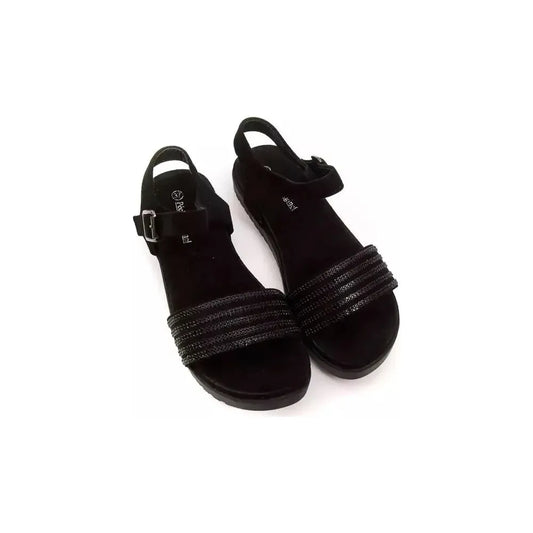 Péché Originel Black Textile Women Sandal Péché Originel Antique White