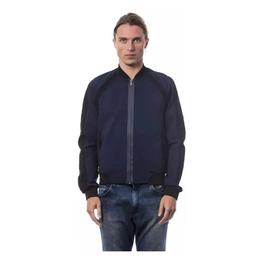 Verri Blue Viscose Men Sweater Verri Dark Slate Gray