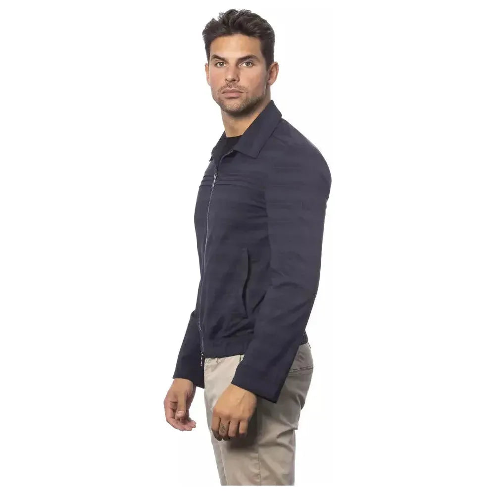 سترة رجالية من الصوف باللون الأزرق من فيري