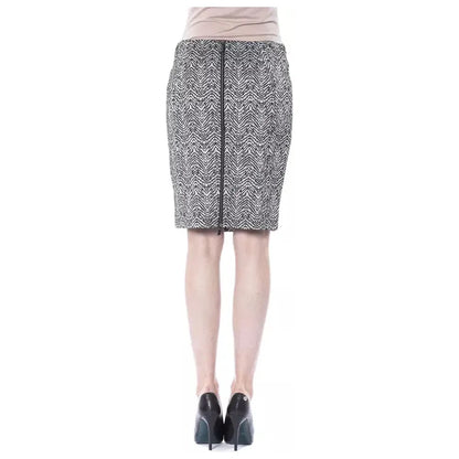 BYBLOS Black Viscose Women Skirt WOMAN SKIRTS
