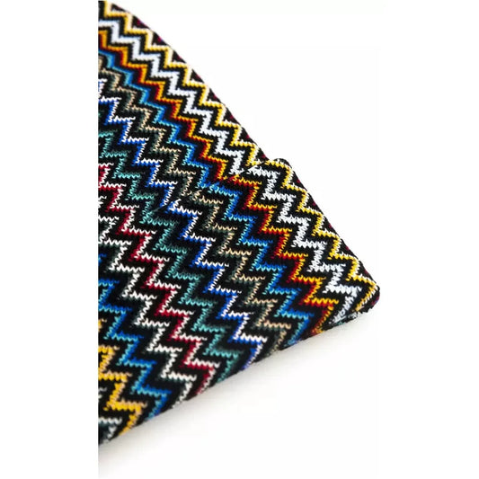 Missoni Multicolor Wool Men Hat Missoni Light Gray