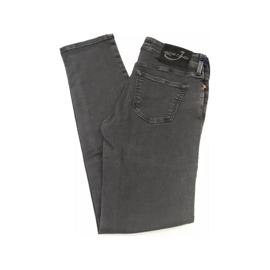 Jacob Cohen Black Cotton Women Jeans Jacob Cohen Dark Slate Gray