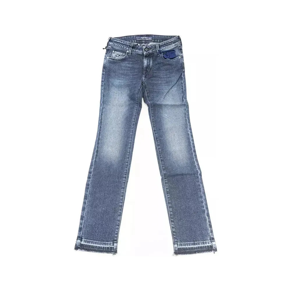 Jacob Cohen Blue Cotton Women's Slim Jeans