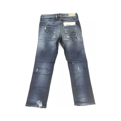 Jacob Cohen Blue Cotton Women Jeans