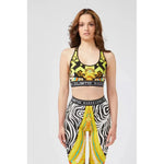 Custo Barcelona Yellow Polyamide Women Top Custo Barcelona Light Gray