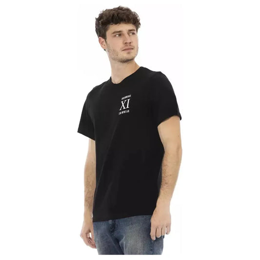 Bikkembergs Black Cotton Men T-Shirt Bikkembergs Tan