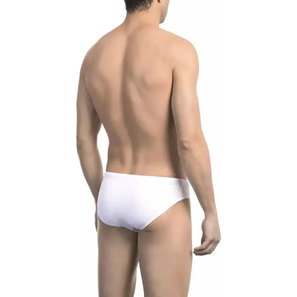 Bikkembergs White Polyamide Men's Swimwear