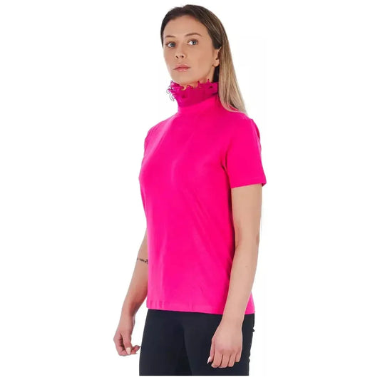 Frankie Morello Multicolor Cotton Women Top Frankie Morello Tan