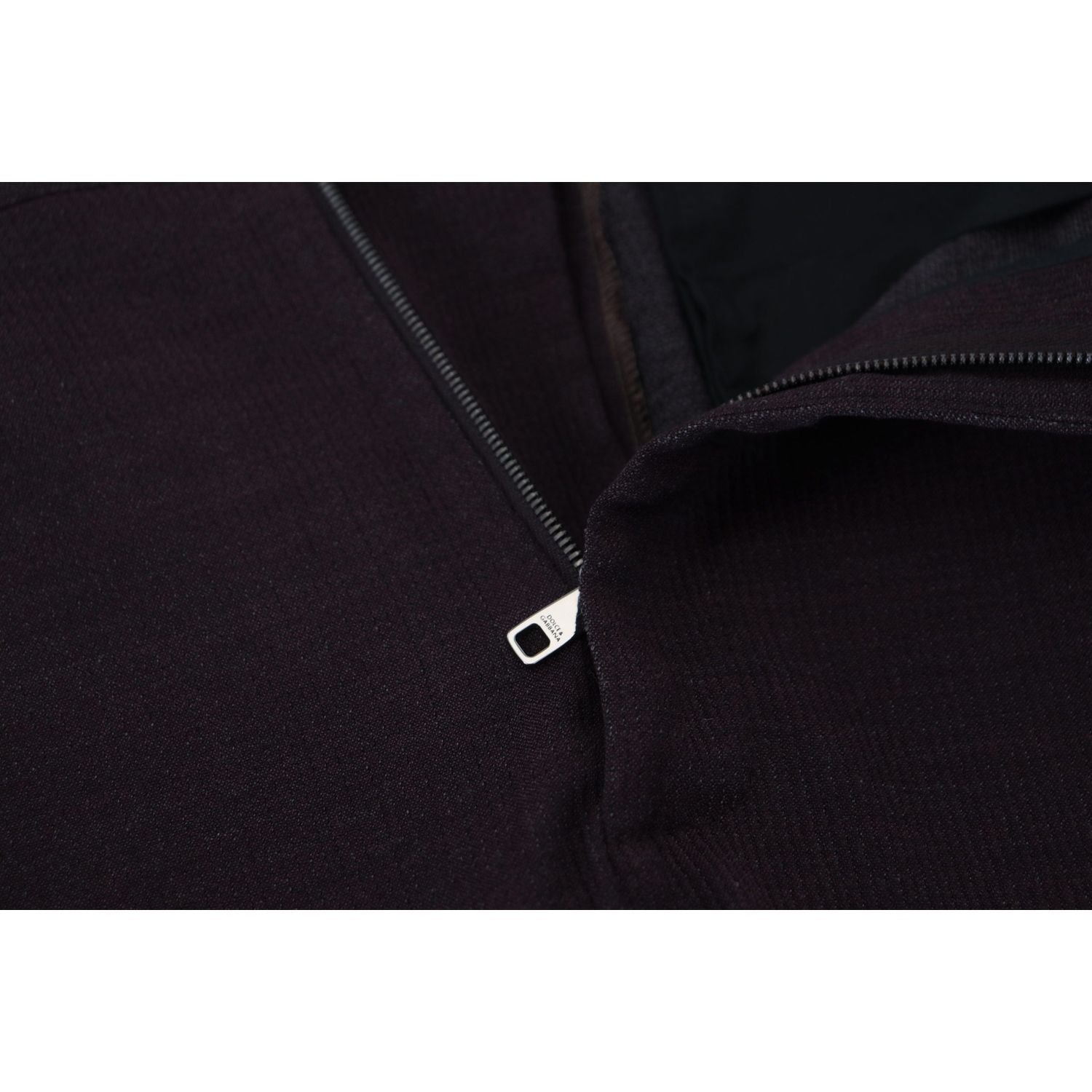 بنطلون دولتشي آند غابانا الأنيق المصنوع من مزيج القطن باللون البني