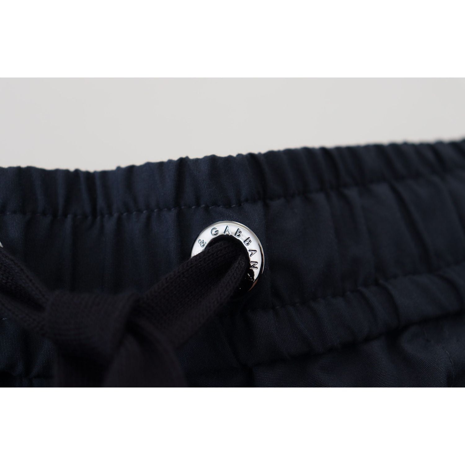 شورت دولتشي آند غابانا الأنيق المصنوع من مزيج القطن باللون الأزرق