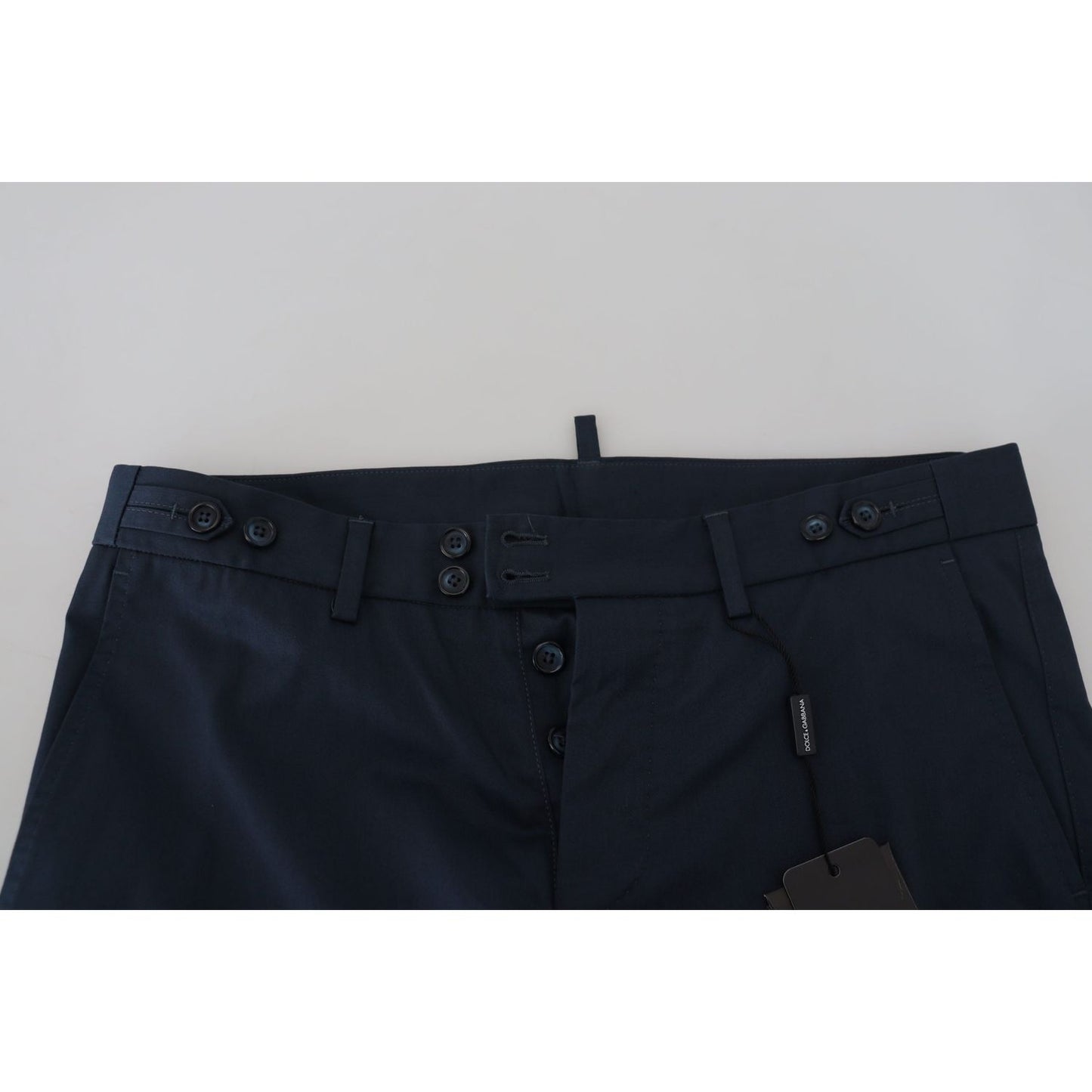 Dolce & Gabbana Blue Bermuda Low Waist Men Shorts
