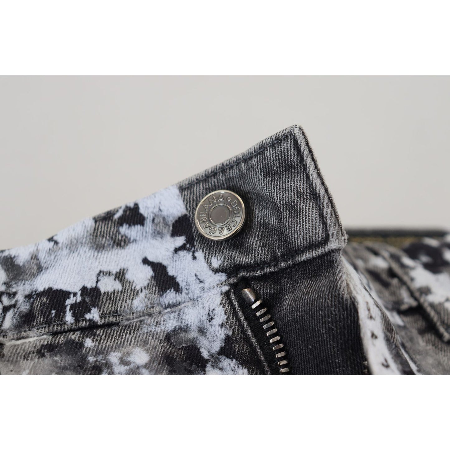 Dolce & Gabbana Multicolor Cotton Tie Dye Skinny Denim Jeans