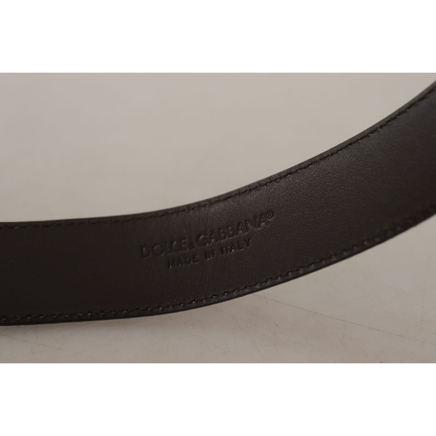 حزام دولتشي آند غابانا الأنيق المصنوع من جلد الثعبان