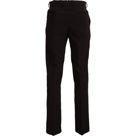 BENCIVENGA Elegant Italian Brown Pants for Men BENCIVENGA Black