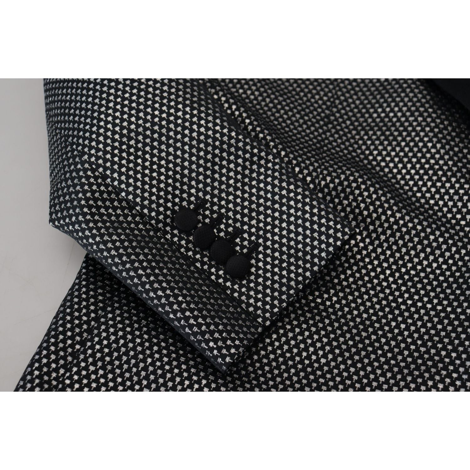 سترة دولتشي آند غابانا الأنيقة ذات الصدر الواحد من الجاكار