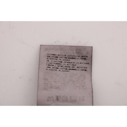 GF Ferre Black Cotton Stretch Chinos Pants Jeans & Pants