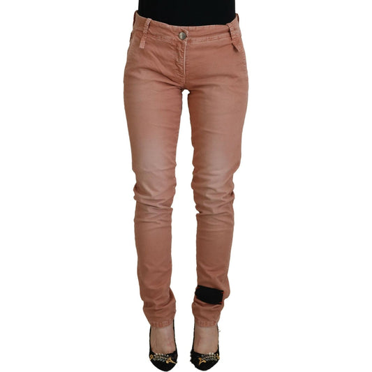 Acht Chic Slim Fit Cotton Stretch Pants Acht Sienna