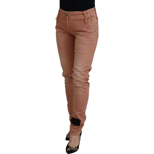Acht Chic Slim Fit Cotton Stretch Pants Acht Sienna