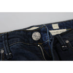 Acht Chic Low Waist Denim Skinny Jeans Acht Black