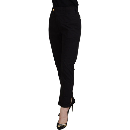 CYCLE Chic Tapered Black Cotton Pants CYCLE Black