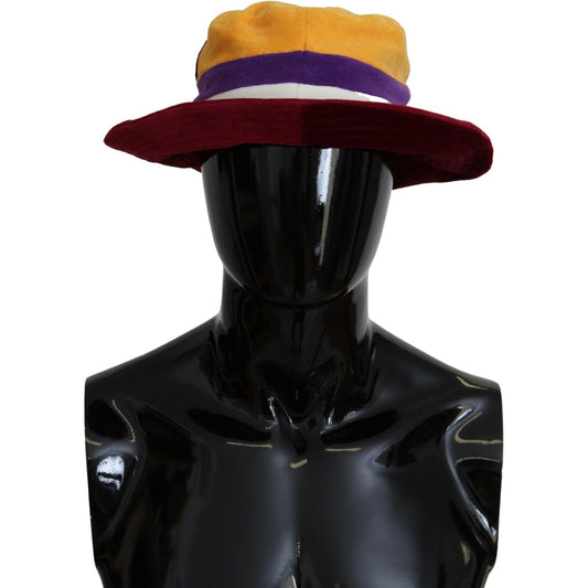 Dolce & Gabbana Elegant Multicolor Bucket Hat Dolce & Gabbana Black