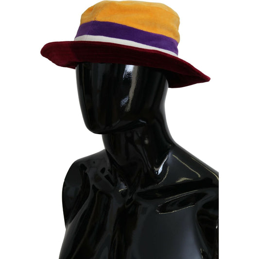 Dolce & Gabbana Elegant Multicolor Bucket Hat Dolce & Gabbana Black