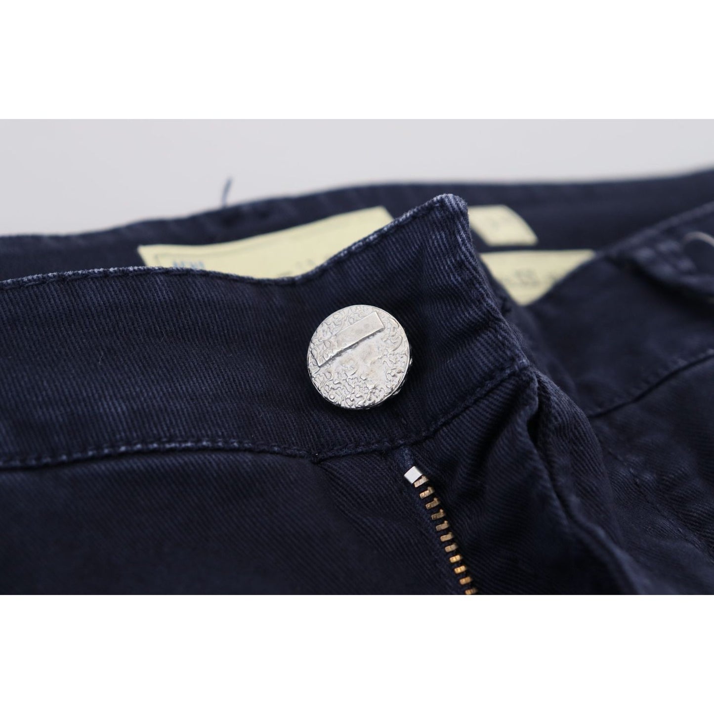 Acht Blue Cotton Tapered Slim Fit Men Casual Denim Jeans