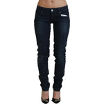 Acht Slim Fit Cotton Denim Jeans Acht Black