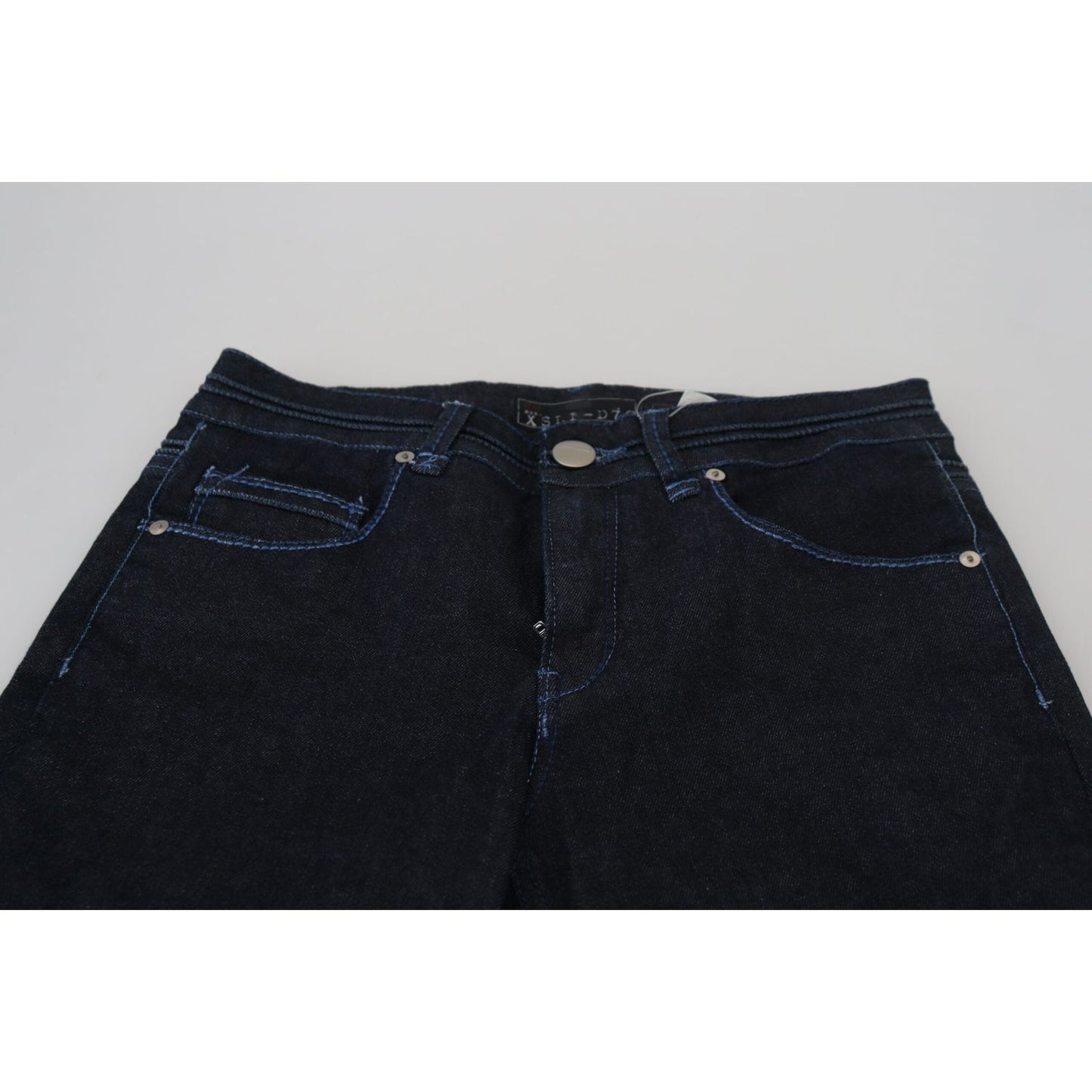 Acht Dark Blue Low Waist Slim Fit Women Denim Jeans PAN72700-26