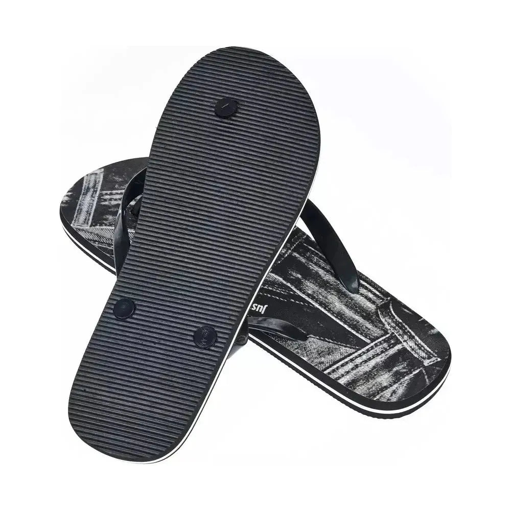 صندل Just Cavalli EVA أسود للرجال